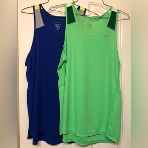 Men’s Nike Dri-fit L running shirt - Size Large. Bundle of 2